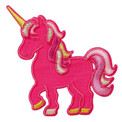 Patch Einhorn pink