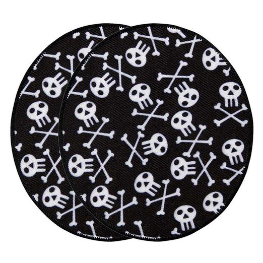 Flicken Totenkopfdruck 2 Stück