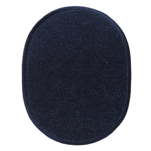Ecusson thermocollant jeans Ecusson thermocollant ovale bleu foncé - 2 pièces Ecusson thermocollant jeans Ecusson thermocollant ovale bleu foncé - 2 pièces