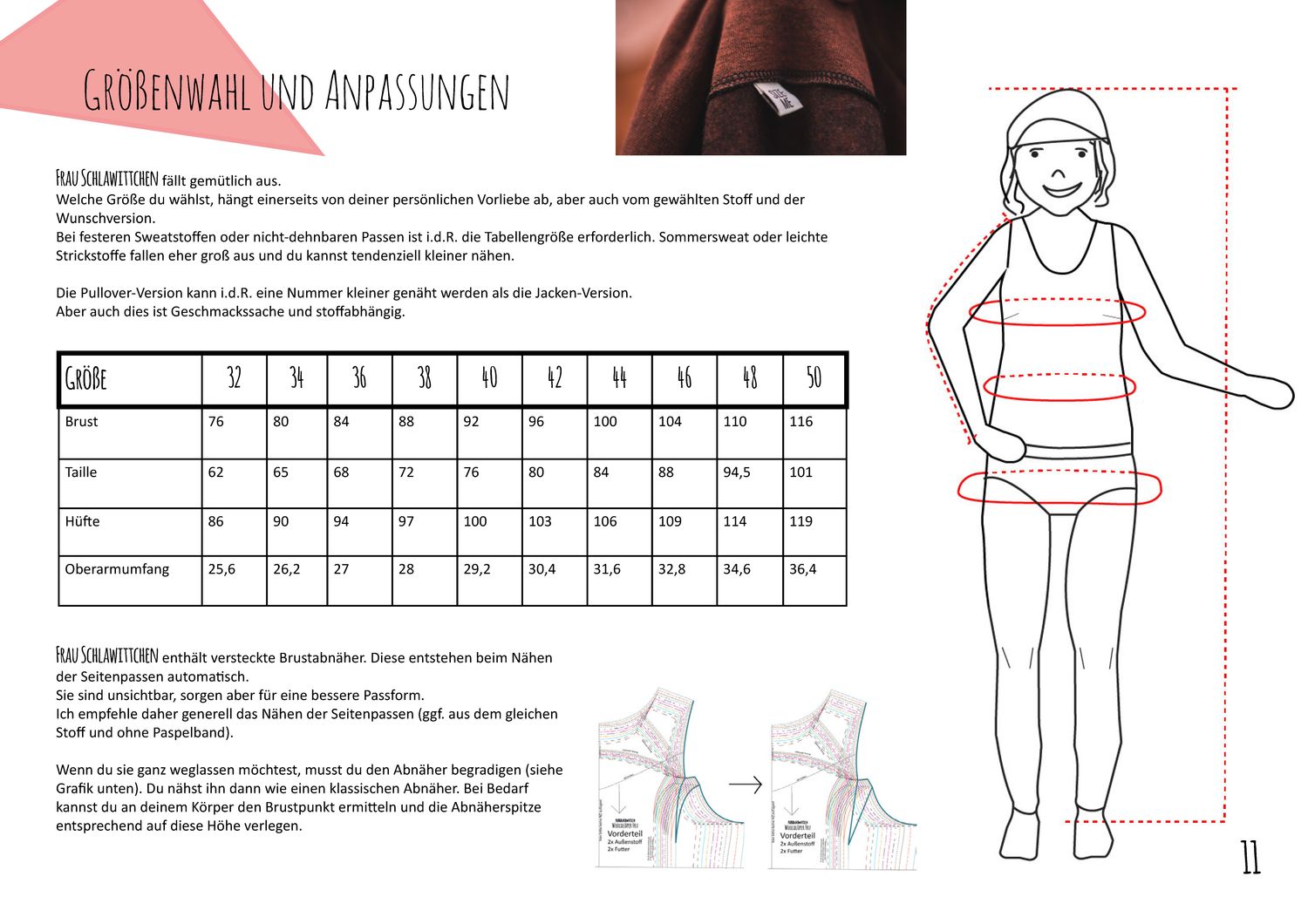Pullover und Jacke - Frau Schlawittchen - Schnittmuster eBook-1 Pullover und Jacke - Frau Schlawittchen - Schnittmuster eBook-1