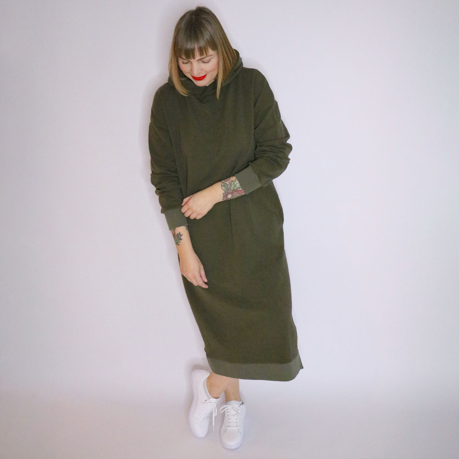 Sweat - Swafing Eike Uni Olive 764-1 Sweat - Swafing Eike Uni Olive 764-1