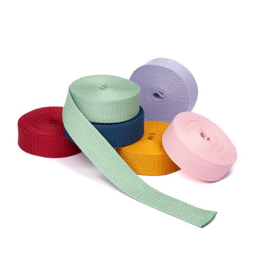 Sangle en coton mélangé 25mm souple - 3m de long