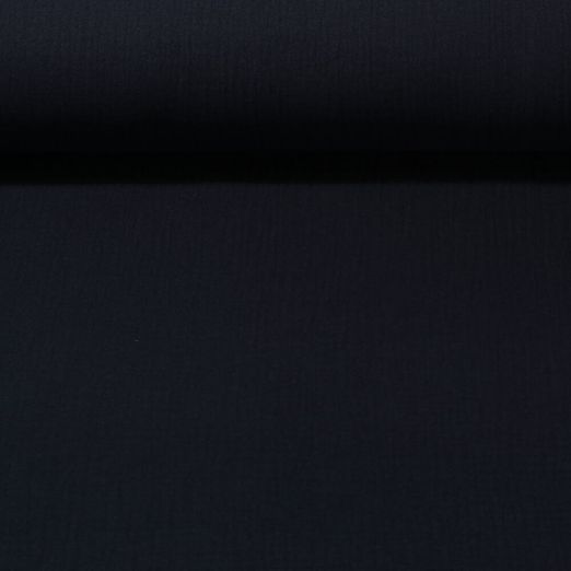 Mousseline de coton Pina - Bleu foncé