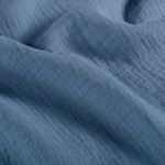 Muślin bawełniany w kolorze denim blue