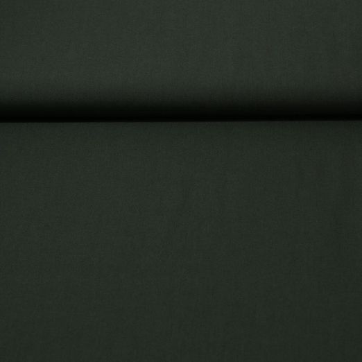 Tissu en coton bio Ilvi - Uni Vert foncé