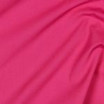 Tissu en coton bio - Uni rose vif