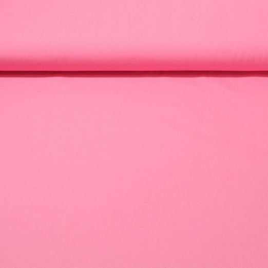 Bio Baumwollstoff Ilvi - Uni Rosa