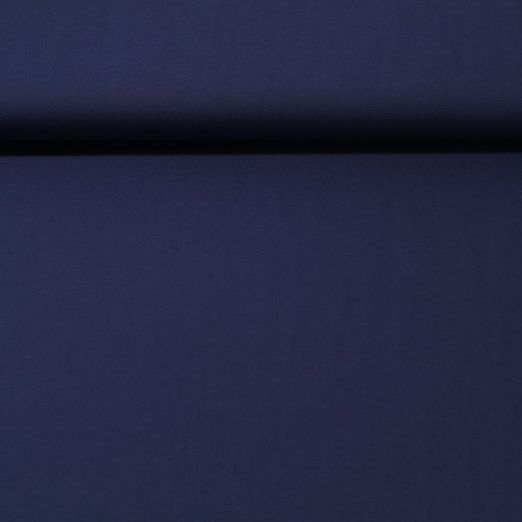Bio Baumwollstoff Ilvi - Uni Navy