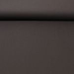 Tissu en coton bio Ilvi - Uni Gris foncé