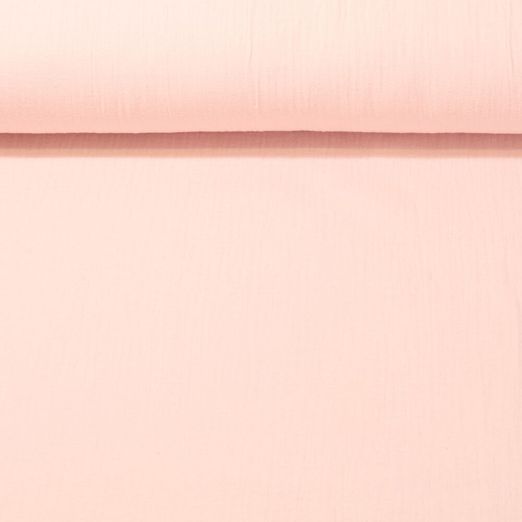 Mousseline de coton Pina - Rose