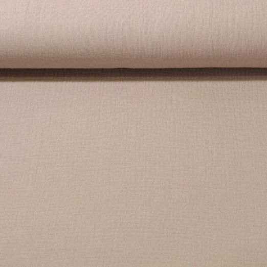 Mousseline de coton Pina - Beige