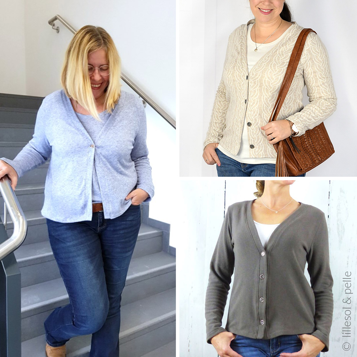 Basic Strickjacke - lillesol women No.59 - Schnittmuster eBook-0 Basic Strickjacke - lillesol women No.59 - Schnittmuster eBook-0
