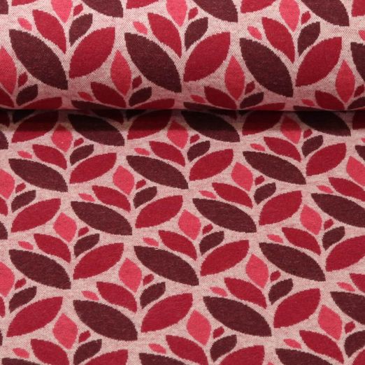 Sweat - Hamburger Liebe Jacquard Sweet Home - GET COZY GOTS PINK