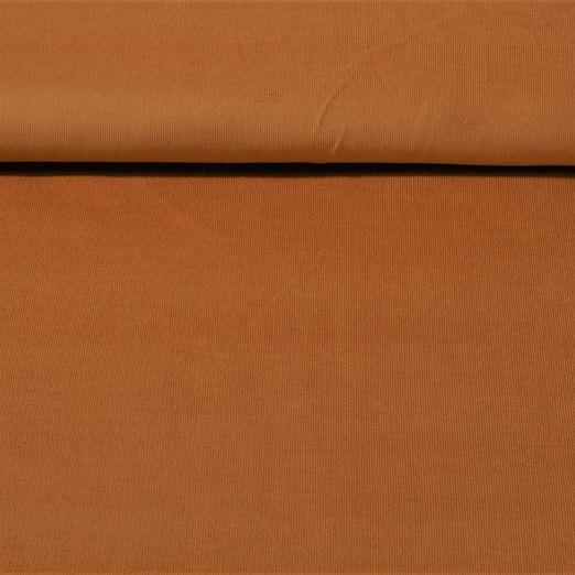 Tissu Velours côtelé Babycord Clara - Marron clair Uni