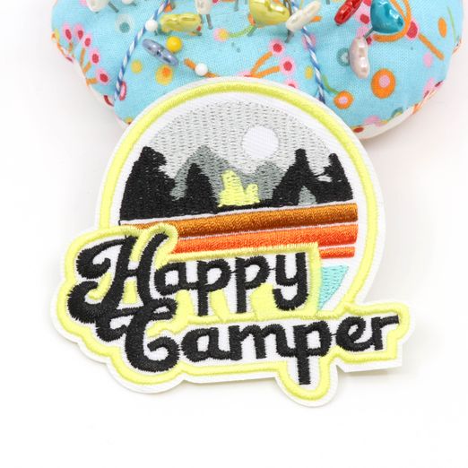Ecusson thermocollant Happy Camper