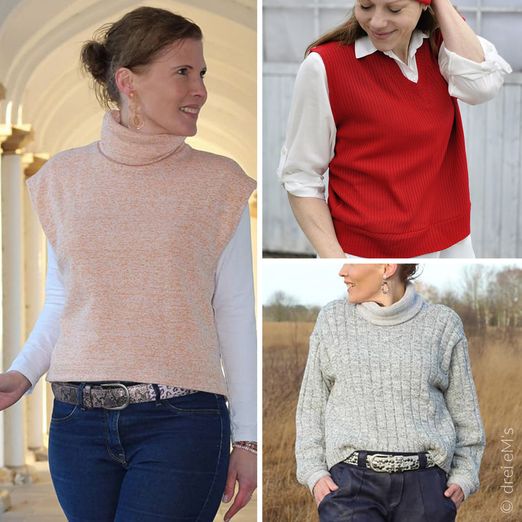 Sweater / Pullunder - Schenna - Schnittmuster eBook