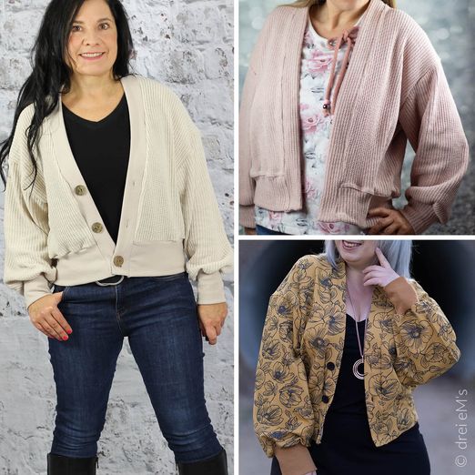 Cardigan - Obereggen - Schnittmuster eBook