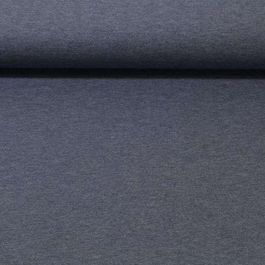 Sweat d'été Lea - French Terry Melange Bleu jeans