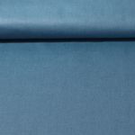 Beschichtete Baumwolle Laura - Uni Jeansblau