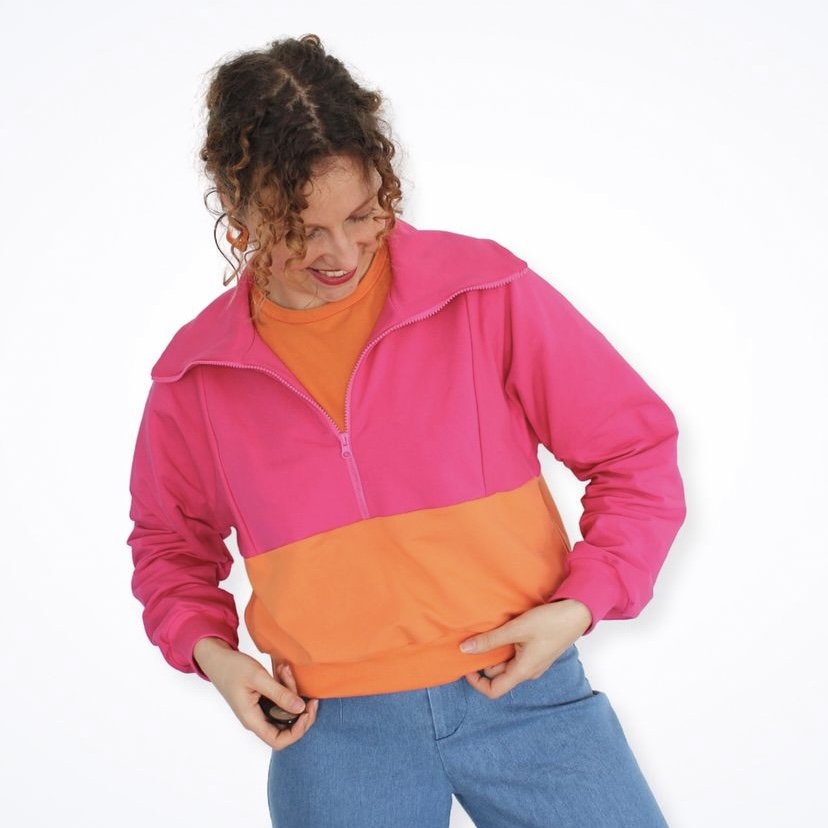 Bio Sommersweat Jessi - French Terry Uni Apricot 024-1 Bio Sommersweat Jessi - French Terry Uni Apricot 024-1