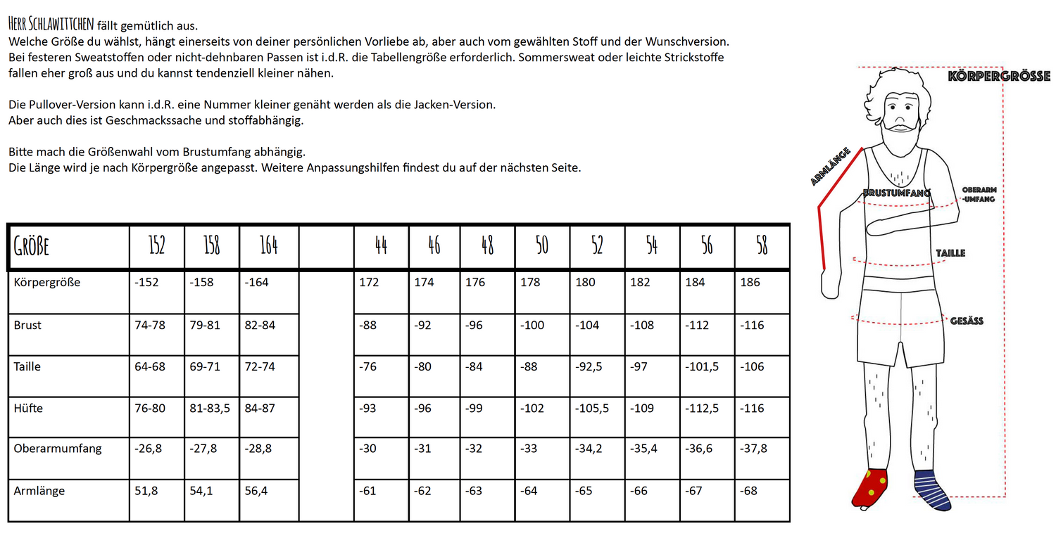 Pullover und Jacke - Herr Schlawittchen - Schnittmuster eBook-2 Pullover und Jacke - Herr Schlawittchen - Schnittmuster eBook-2