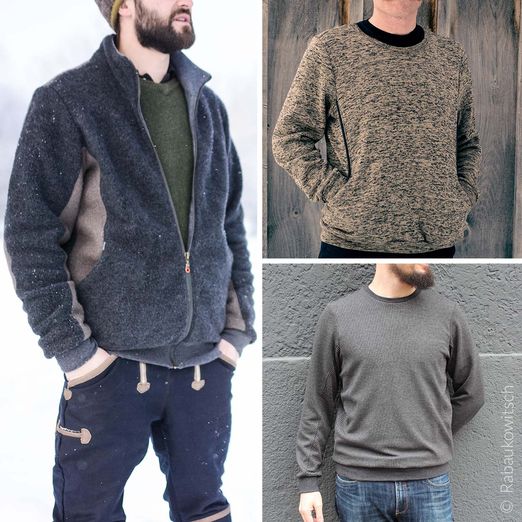 Pullover und Jacke - Herr Schlawittchen - Schnittmuster eBook Pullover und Jacke - Herr Schlawittchen - Schnittmuster eBook