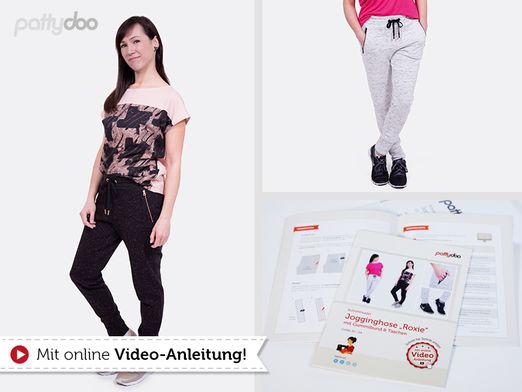 Pattydoo Damen Jogginghose - Roxie - Papier-Schnittmuster (alte Verpackung)