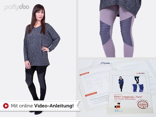 Pattydoo Biker Leggings - Tara - Papier-Schnittmuster (alte Verpackung)