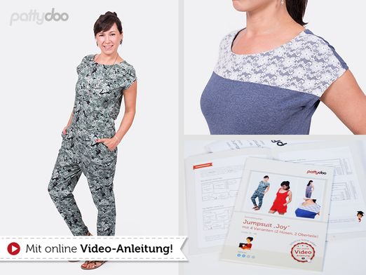 Pattydoo Jumpsuit - Joy - Papier-Schnittmuster (alte Verpackung)