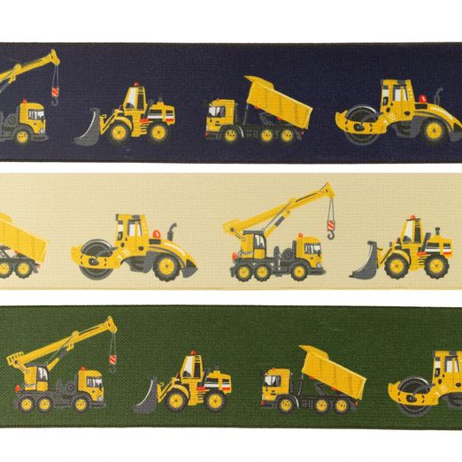 Ruban élastique 40mm chantier de construction - au mètre
