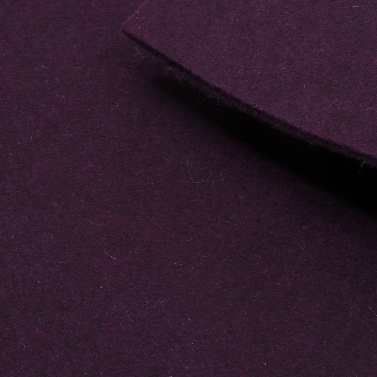 Feutre de laine uni 3mm - Aubergine-0 Feutre de laine uni 3mm - Aubergine-0