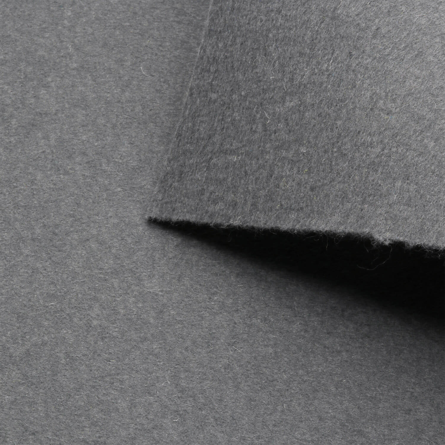 Feutre de laine uni 3mm - Gris-0 Feutre de laine uni 3mm - Gris-0
