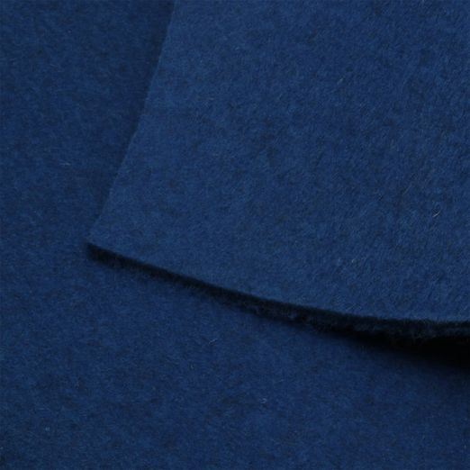 Feutre de laine chiné 3mm - Bleu foncé