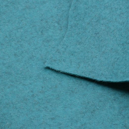 Wollfilz 3mm meliert - aqua Wollfilz 3mm meliert - aqua