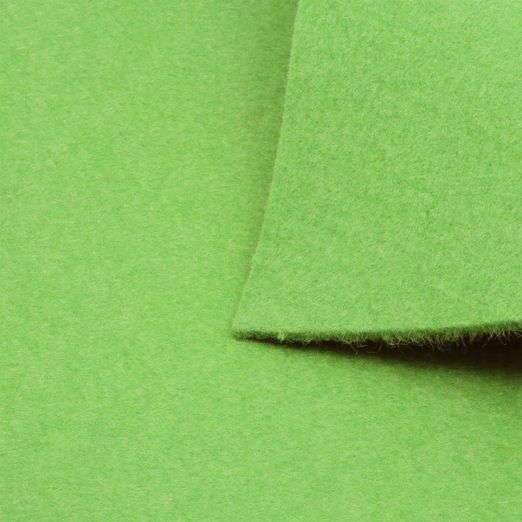 Wollfilz 3mm uni - apfelgrün