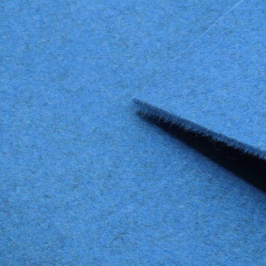 Feutre de laine chiné 3mm - Bleu Feutre de laine chiné 3mm - Bleu