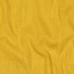 Cós em malha canelada fina orgânica liso amarelo