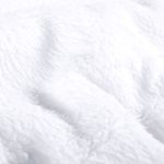 Teddy fleece - obyčejný bílý Teddy fleece - obyčejný bílý