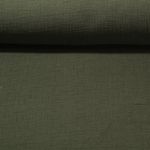 Mousseline de bambou Stefan - Double gaze Vert foncé
