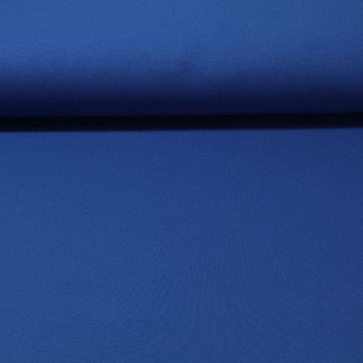 Sweat d'été bio Jessi - French Terry Uni Bleu cobalt