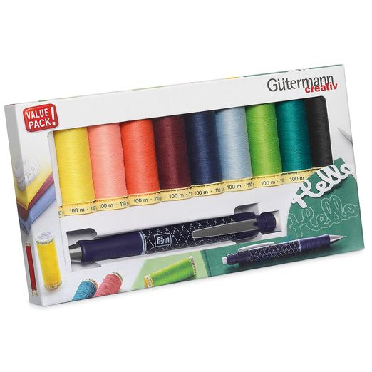 Set de fil à coudre Gütermann avec crayon à mine Set de fil à coudre Gütermann avec crayon à mine