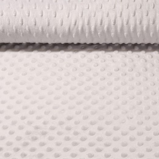 Fleece Minky Plus - Silbergrau