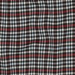 Tessuto moda - Quadri tartan navy e azzurro chiaro