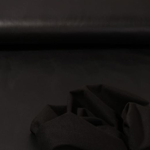 Kunstleder Tara - Biker Softleder Stretch Schwarz
