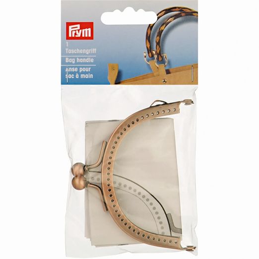 PRYM Taschenverschluss Olivia kupferfarben-gebürstet