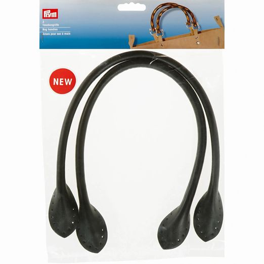 PRYM Anses pour sac en cuir Marie noir