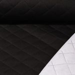 Tissu matelassé Swafing - Saint Pétersbourg - Noir uni