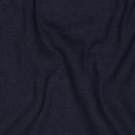 Punho em ribana fina liso navy (orgânico)