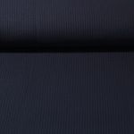 Jersey gaufré Susanne - bleu marine uni