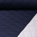 Tissu matelassé Swafing - Saint Pétersbourg - Bleu foncé mélange 1596